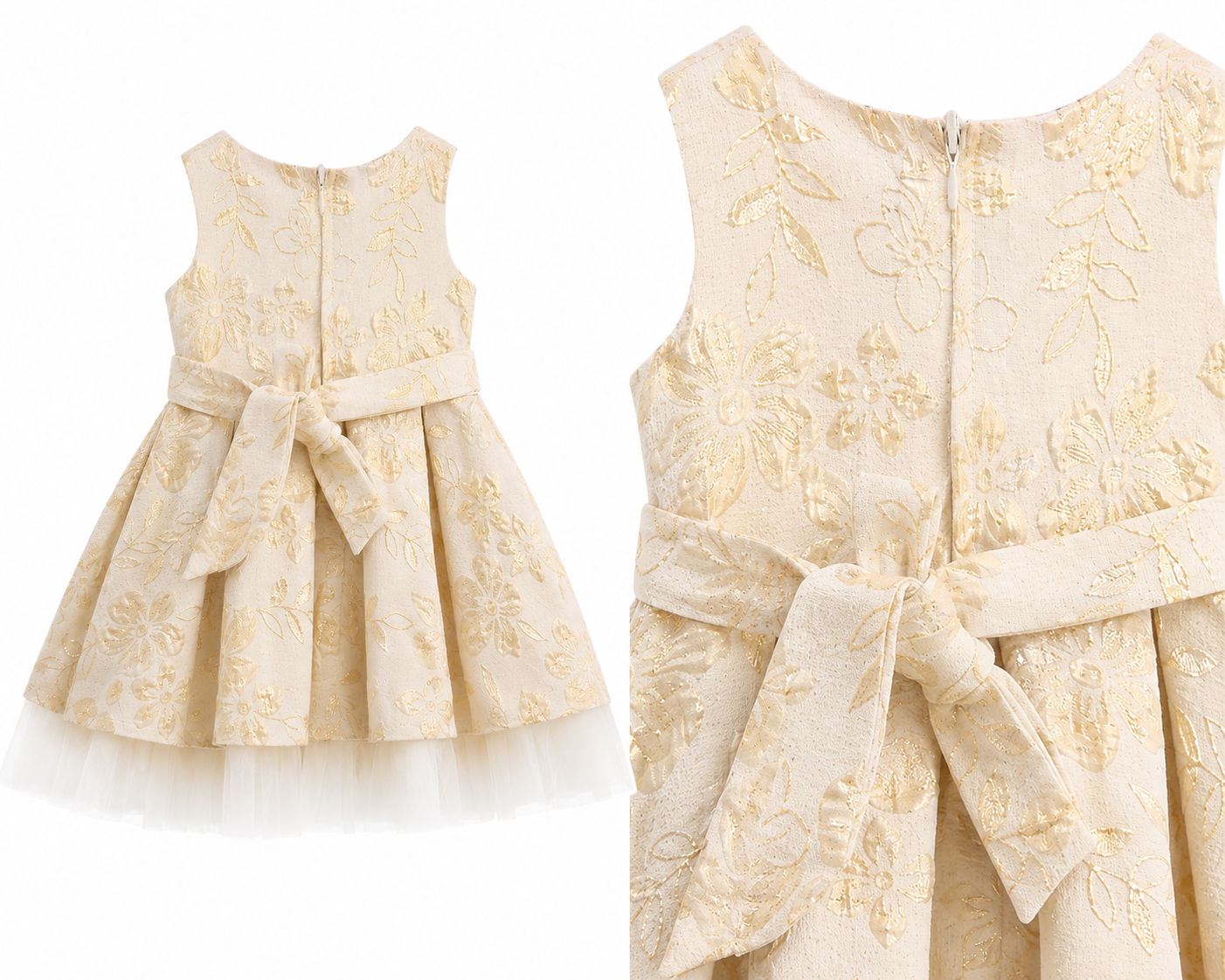 Vestido de ceremonia 6m- 36 meses