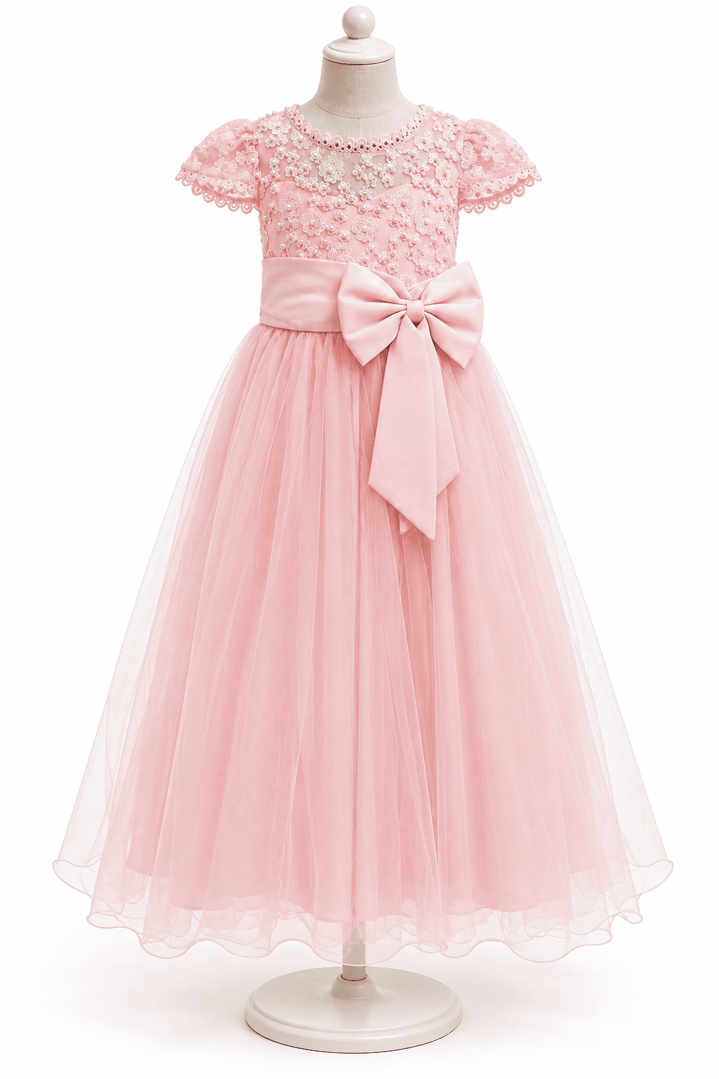 Vestido largo de ceremonia 4-16 Años