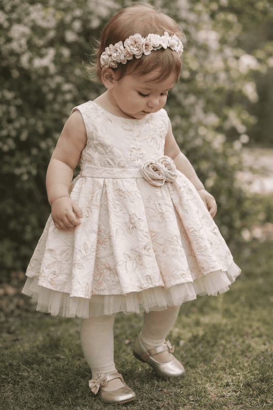 Vestido de ceremonia de bebé