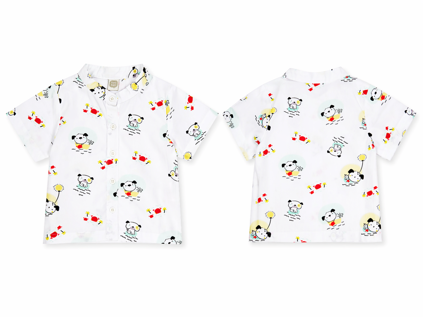 Conjunto camisa con short 1m - 12meses