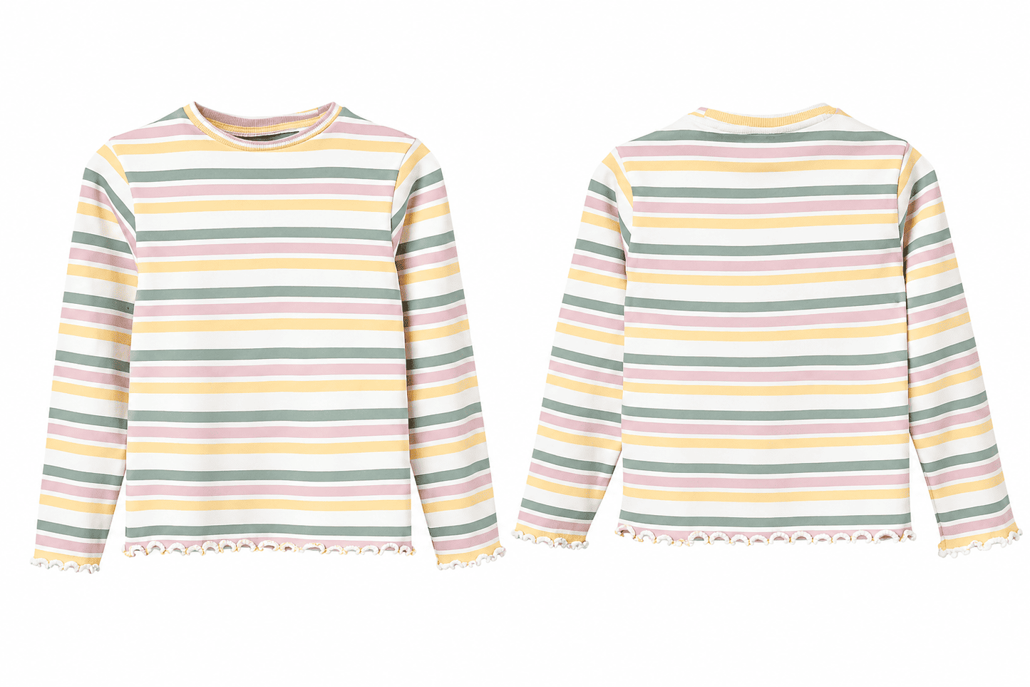 Conjunto de niña camiseta con falda