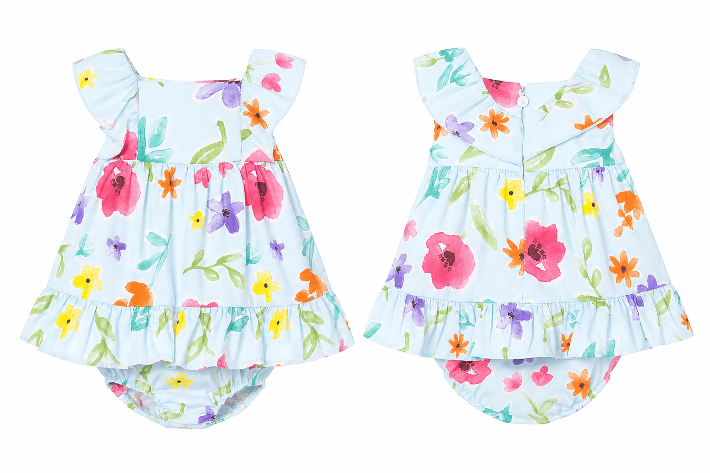 Vestido de ceremonia 4m-18 Meses
