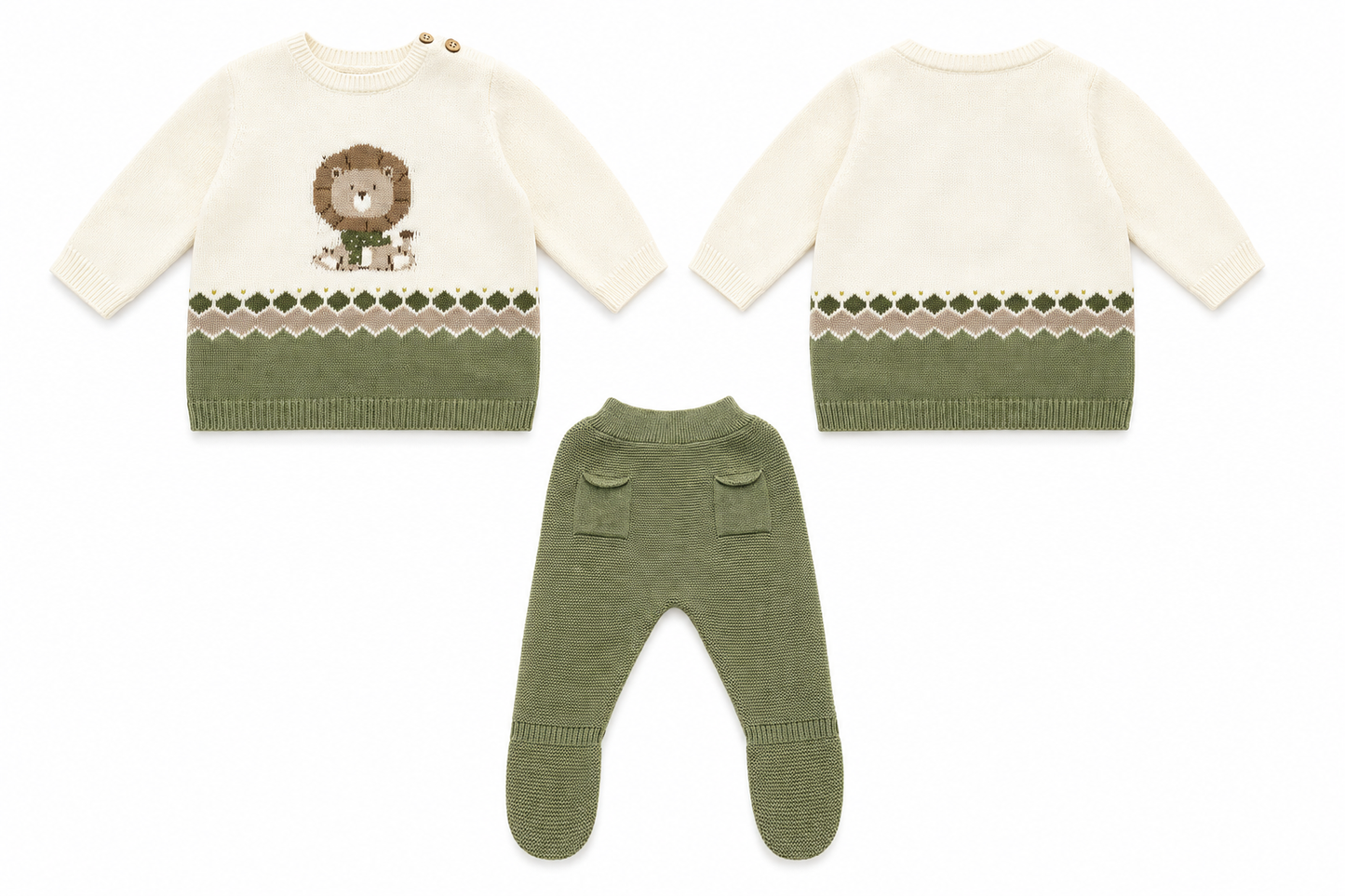 Conjunto de jersey y polaina