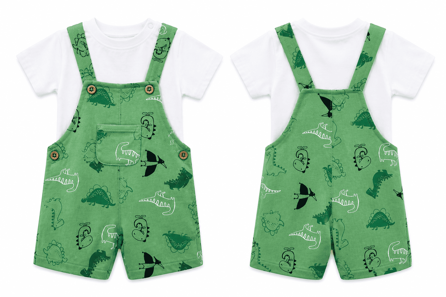 Conjunto camiseta con peto