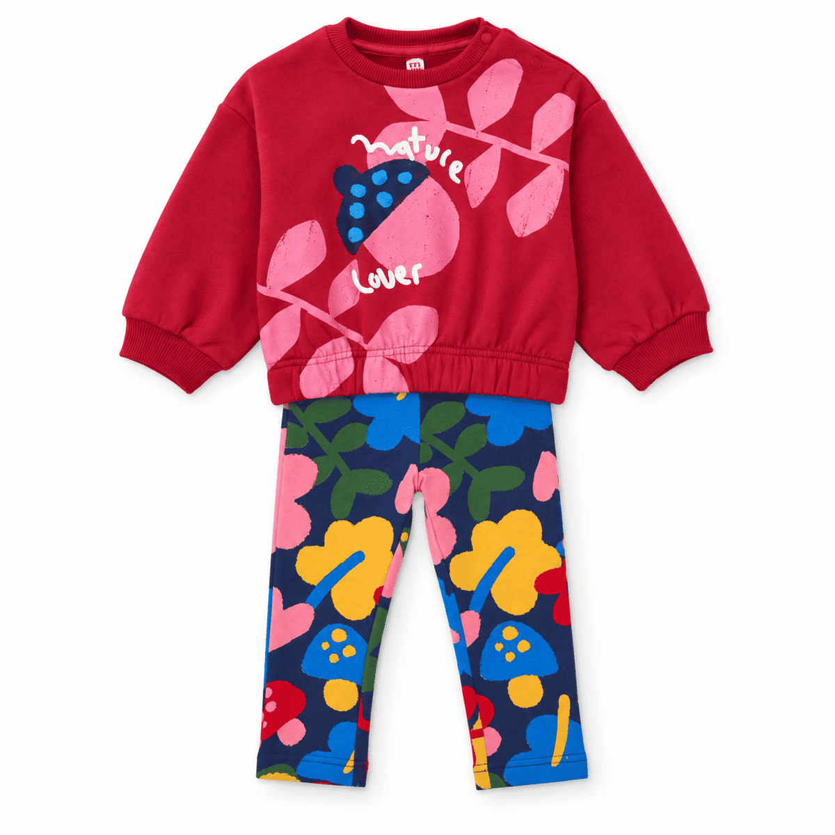 Conjunto de niña sudadera con leggins