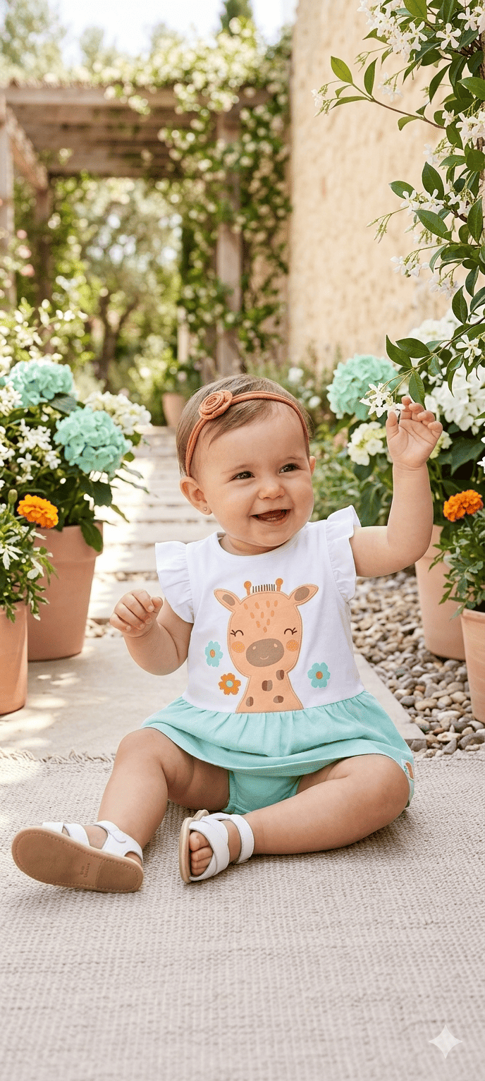 Vestido con braga 6m - 24 meses