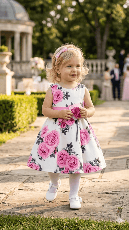 Vestido floreado 6m-36 meses