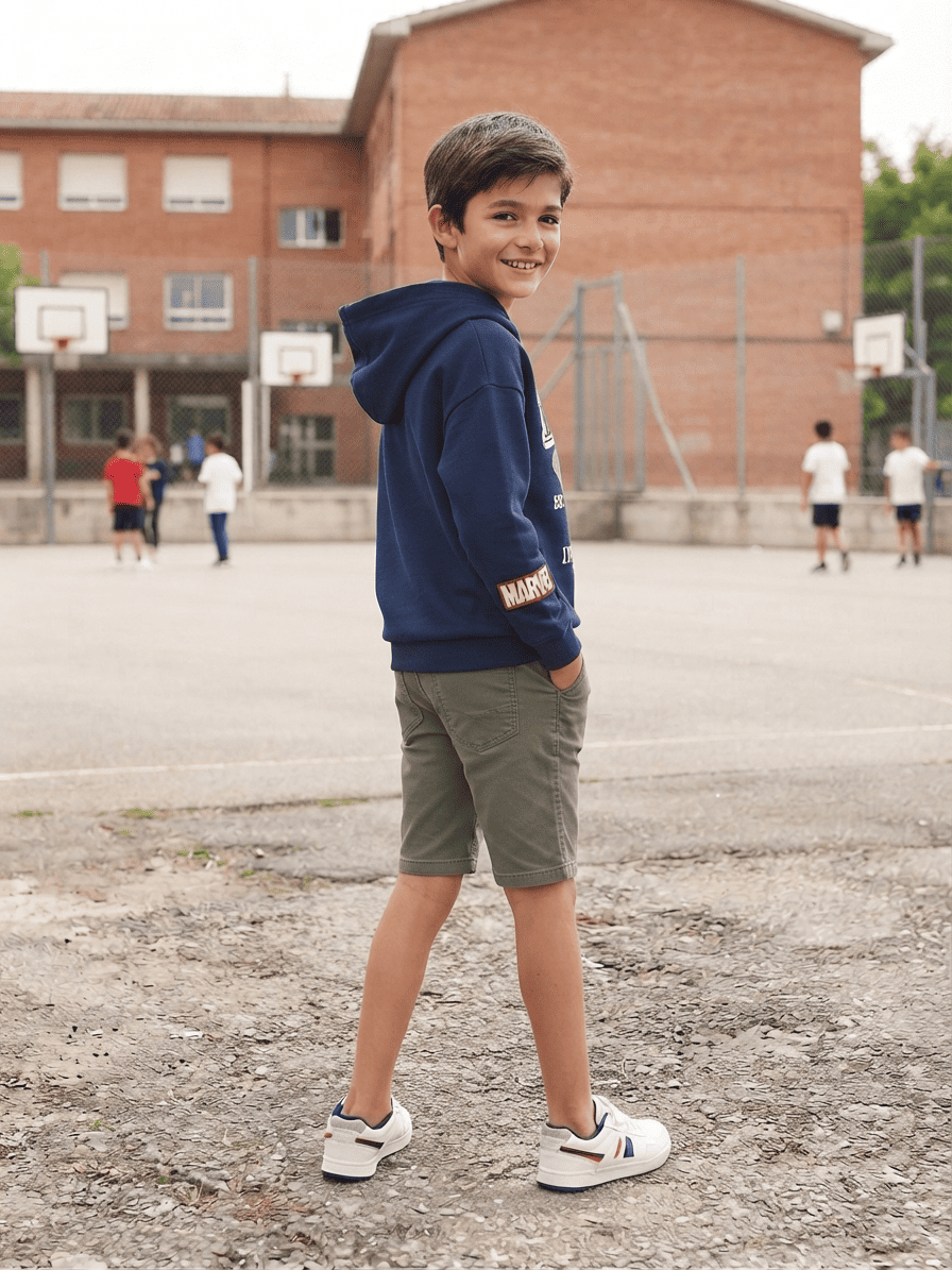 Sudadera de niño estampado de Hulk