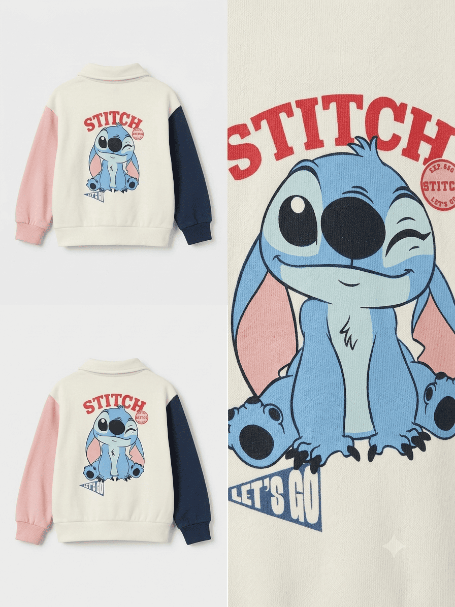 Sudadera de niña de Stitch