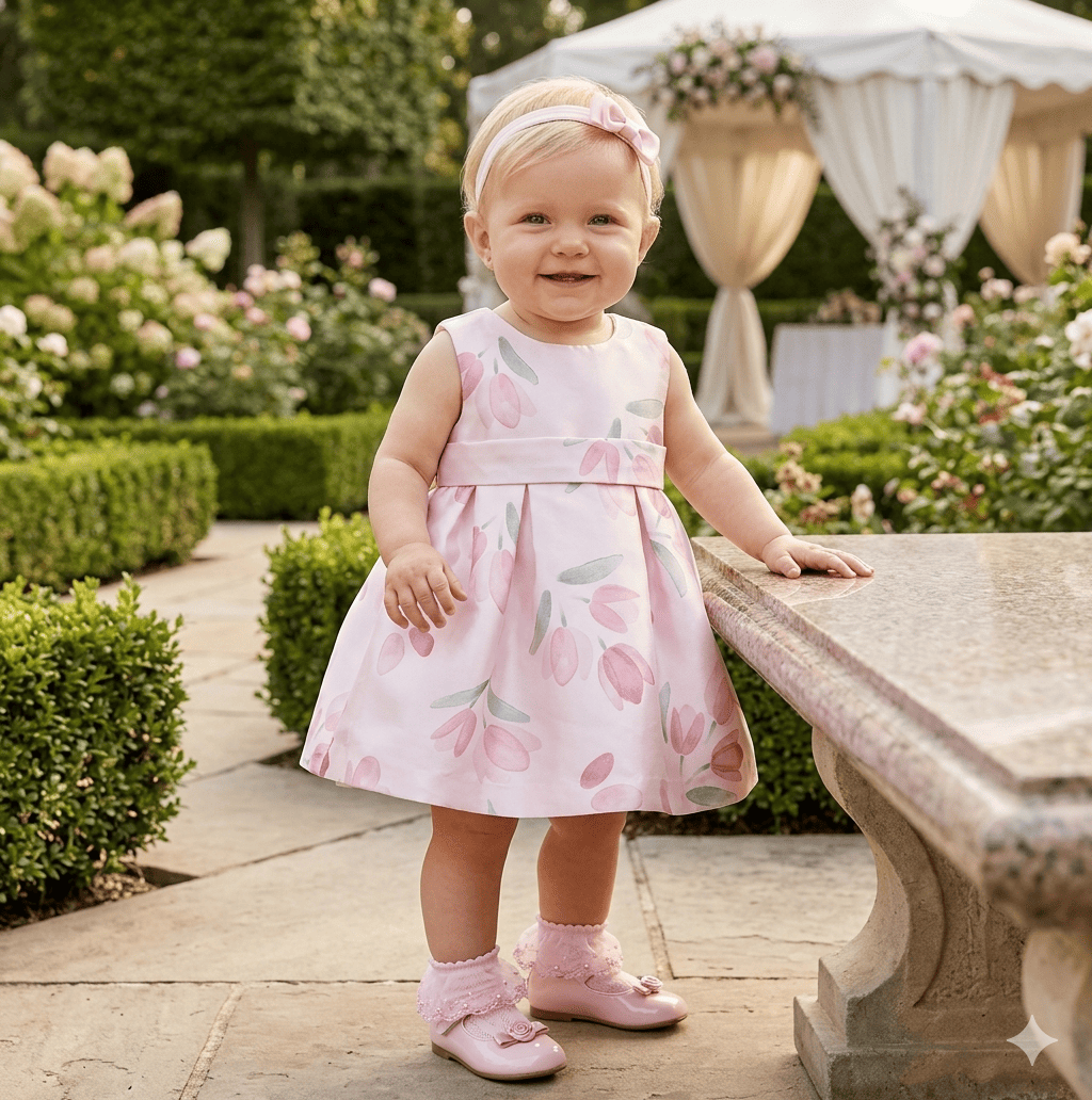 Vestido de ceremonia 4m-18 Meses