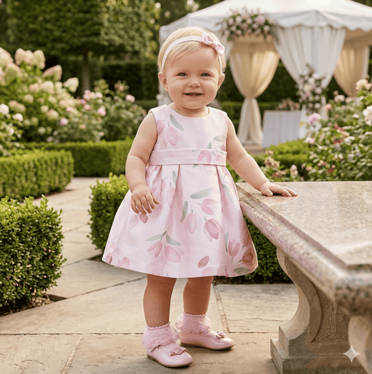 Vestido de ceremonia 4m-18 Meses