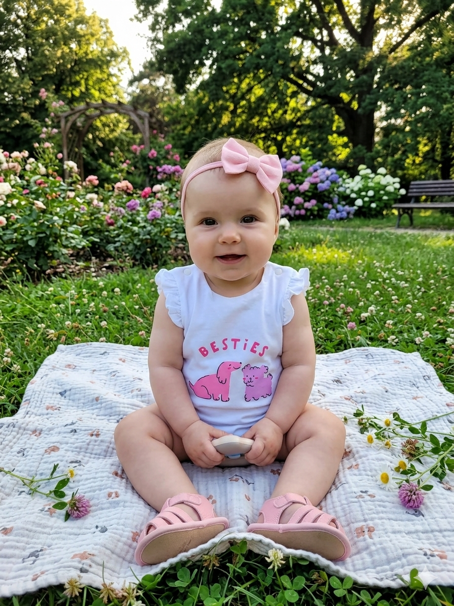 Pelele manga corta 1m- 9meses