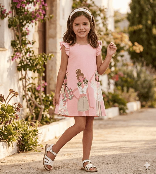 Vestido casual 4-9 Años