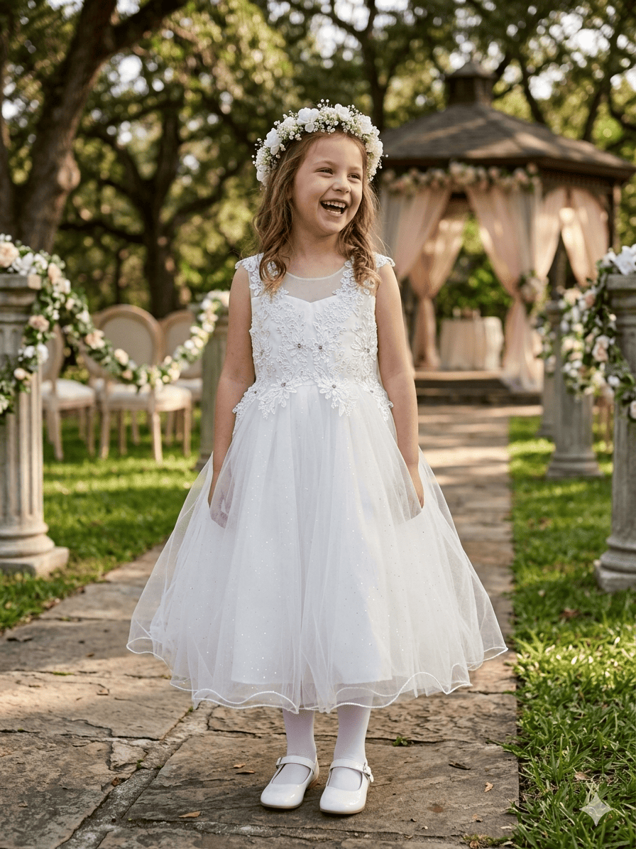 Vestido de ceremonia 4-16 Años