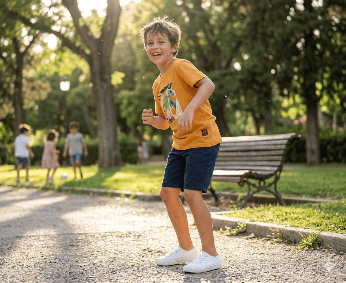 Conjunto casual con bermuda