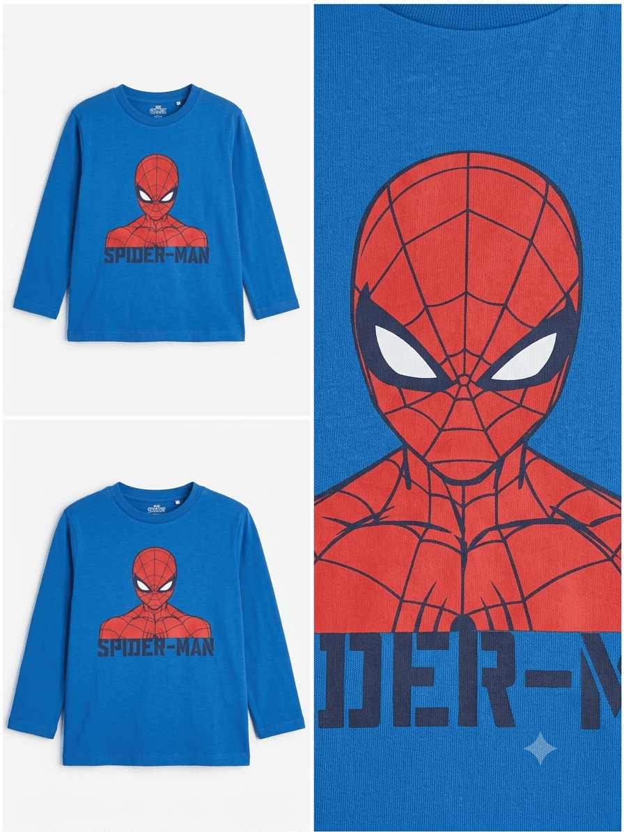 Camiseta manga larga de niño Spiderman