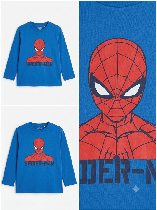Camiseta manga larga de niño Spiderman