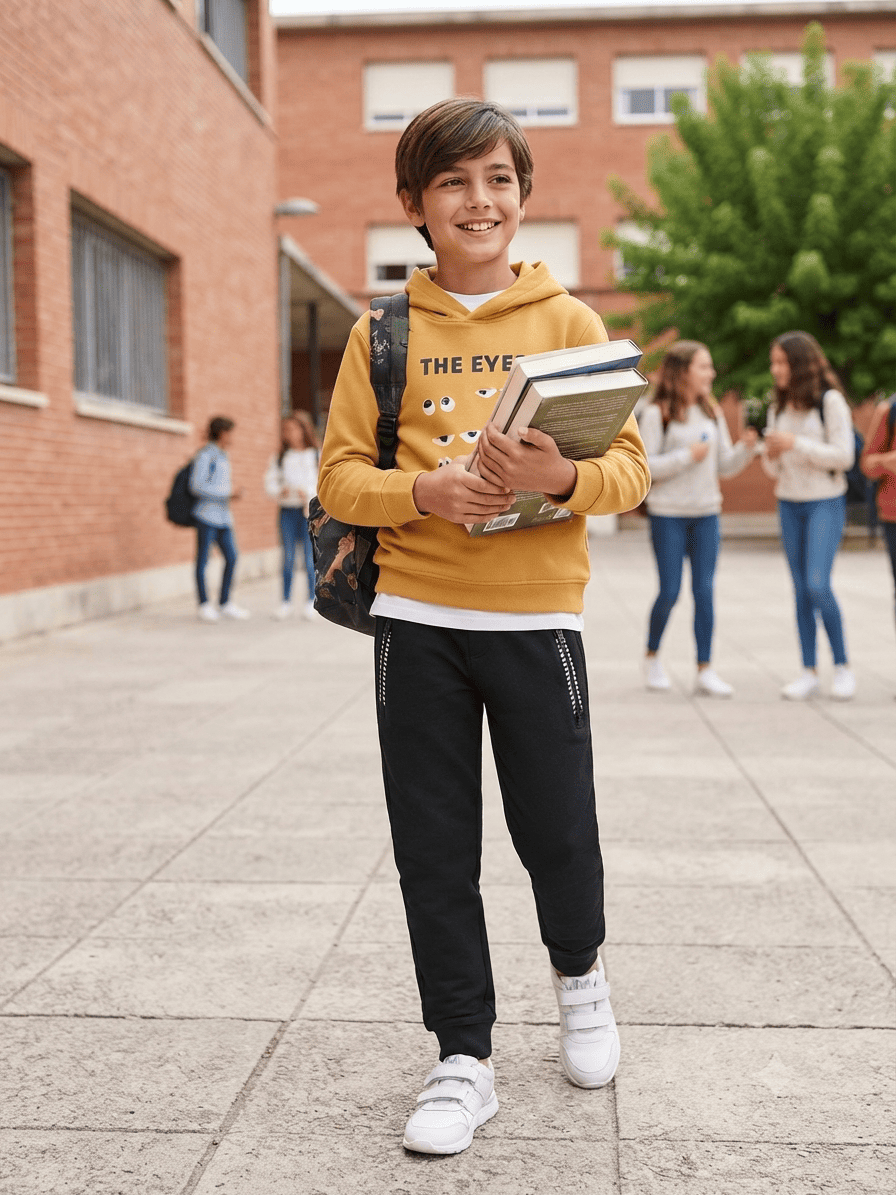 Sudadera de niño con capucha
