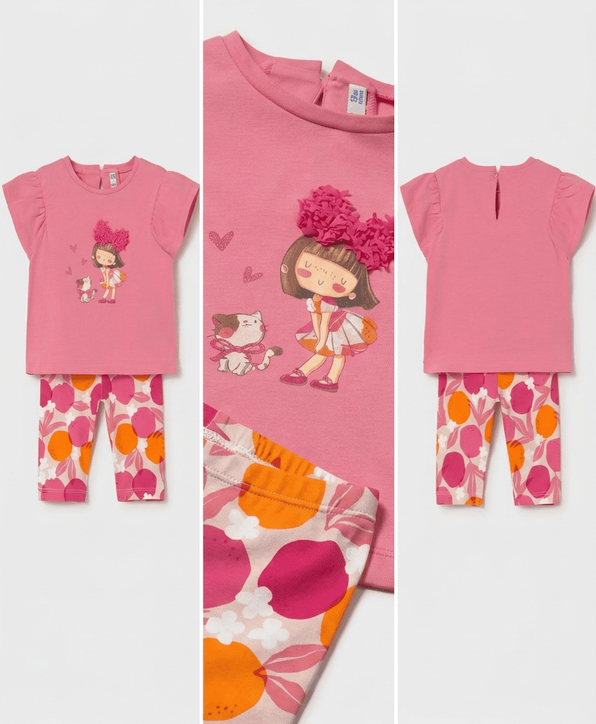 Conjunto camiseta con leggins
