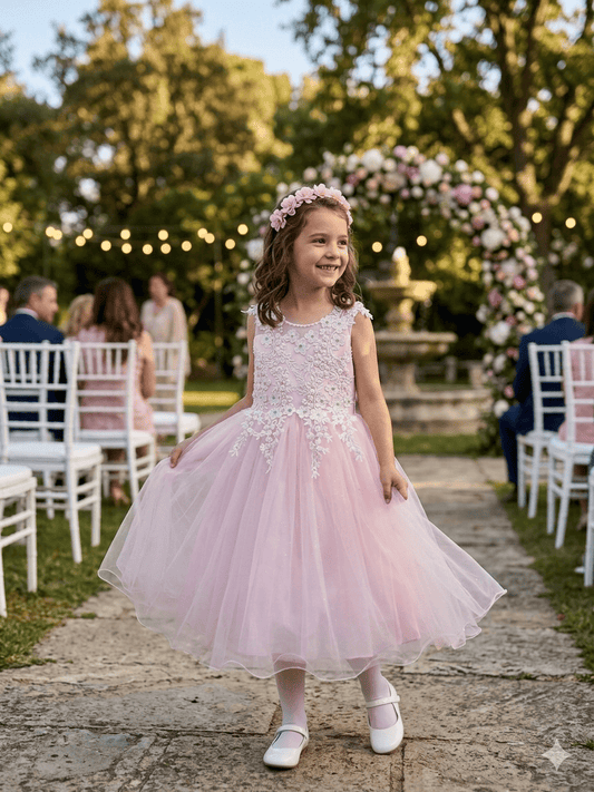 Vestido largo de ceremonia 4-14 Años