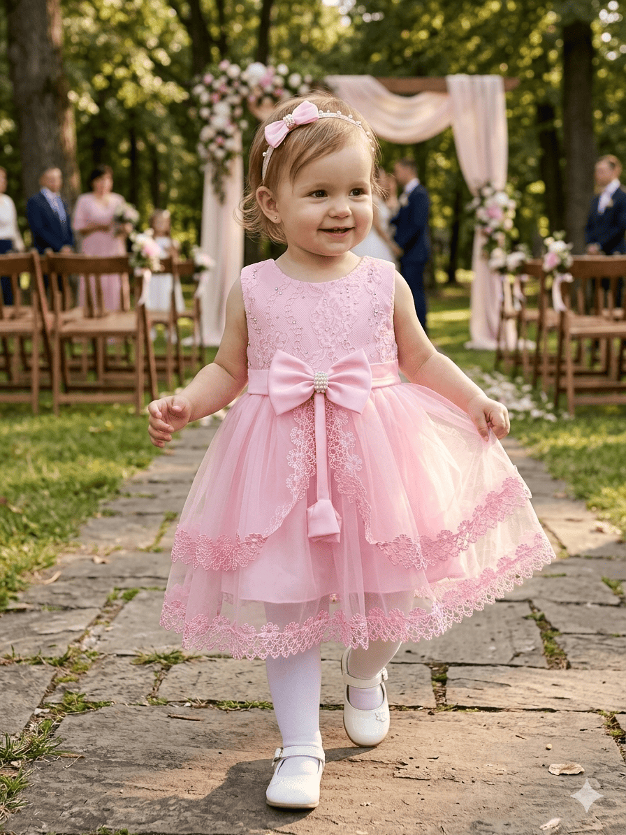 Vestido de ceremonia 6m-36 meses