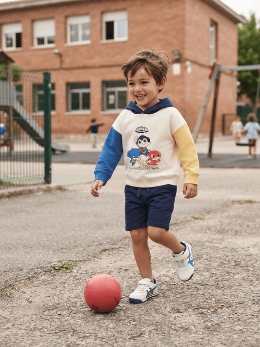 Sudadera de bebé con capucha Súper friends