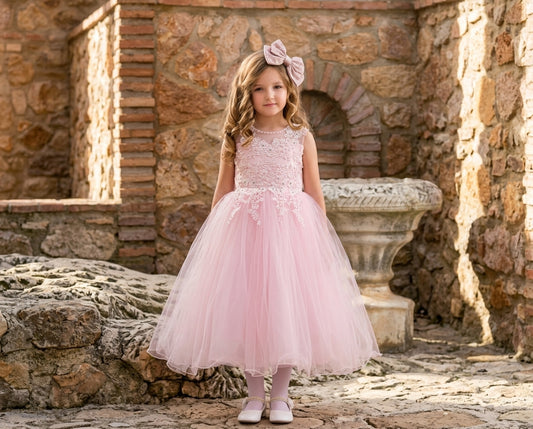 Vestido largo de ceremonia 4-14 Años
