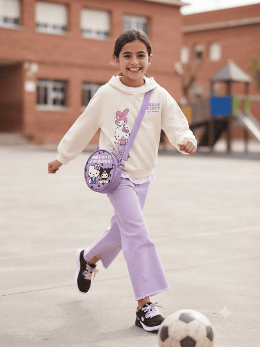 Sudadera de niña estampado Hello kitty and friends