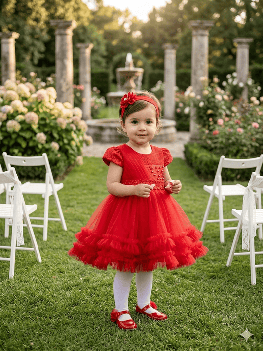 Vestido de ceremonia 6m - 36 meses