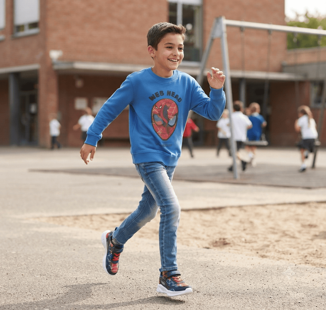 Sudadera Spiderman con estampado lenticular