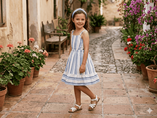 Vestido casual 6-10 Años