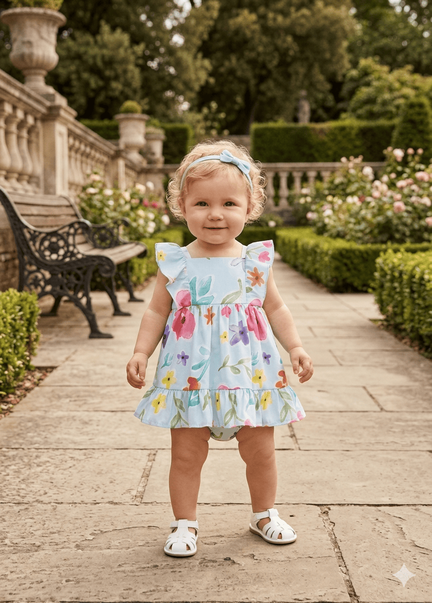 Vestido de ceremonia 4m-18 Meses