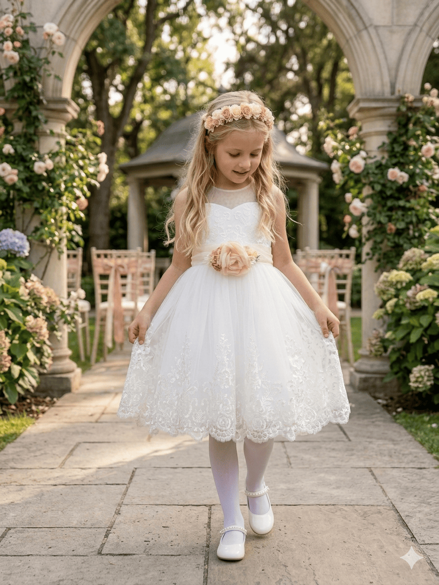 Vestido de ceremonia 4-14 Años