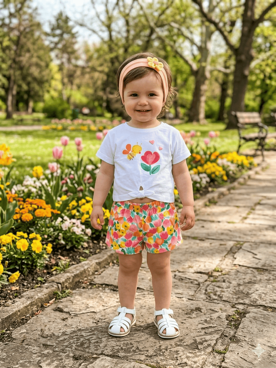 Conjunto camiseta con short