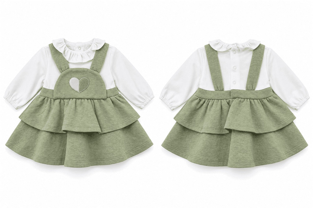 Vestido manga larga estilo pelele