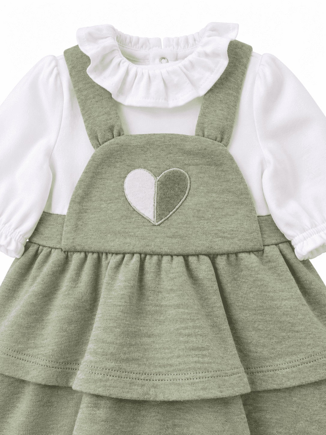 Vestido manga larga estilo pelele