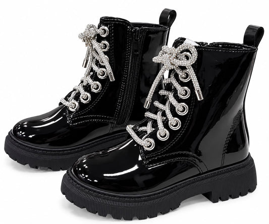 Botas de charol