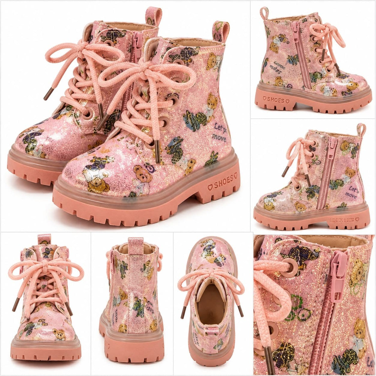 Botines de bebé con ositos 3 colores