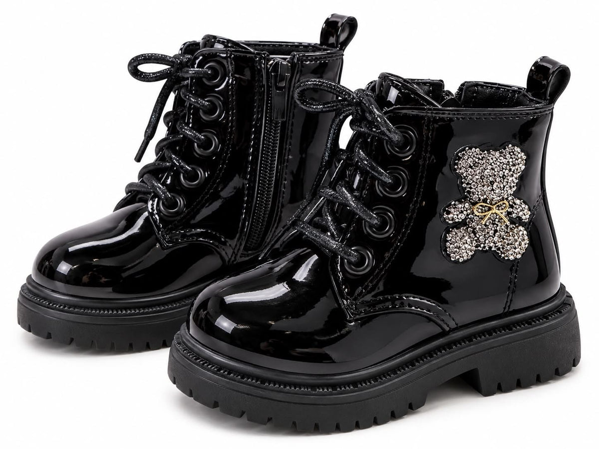Botines de bebé con osito