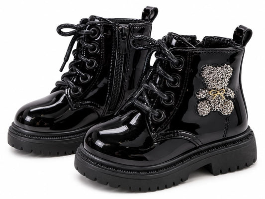 Botines de bebé con osito