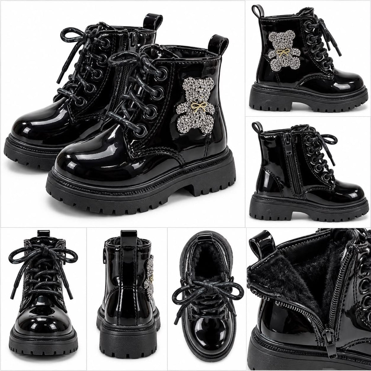 Botines de bebé con osito
