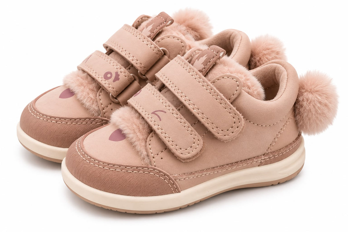 Botines rosa de bebé