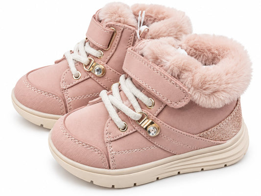Botin rosado de bebé