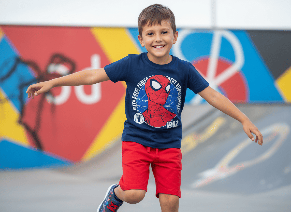 Conjunto casual spiderman